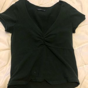 dark green gina top